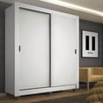 thumbnail image 2 of Ropero Closet Madesa Denver 2 Puertas Corredizas con Pies Blanco, 2 of 6