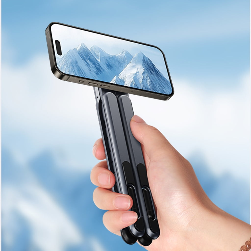 Innovative Convertible Stand Phone Tablet Grip for Travel Outdoor Use Adjustable Angles Ergonomic Support Holder