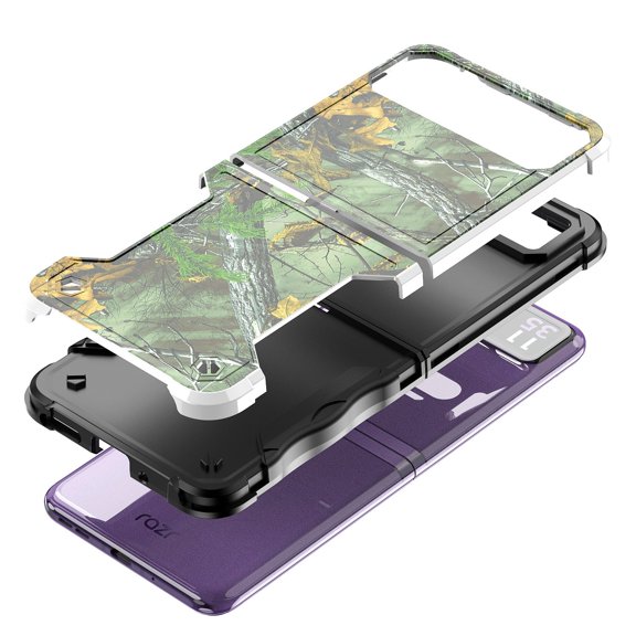 For Motorola Razr 2023 Attractive Design Shockproof Hybrid Case Cover - H