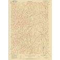 thumbnail image 2 of USGS 19x24 White Modern Wood Framed Museum Art Print Titled - Fort Reno Wyoming Quad - USGS 1953, 2 of 4