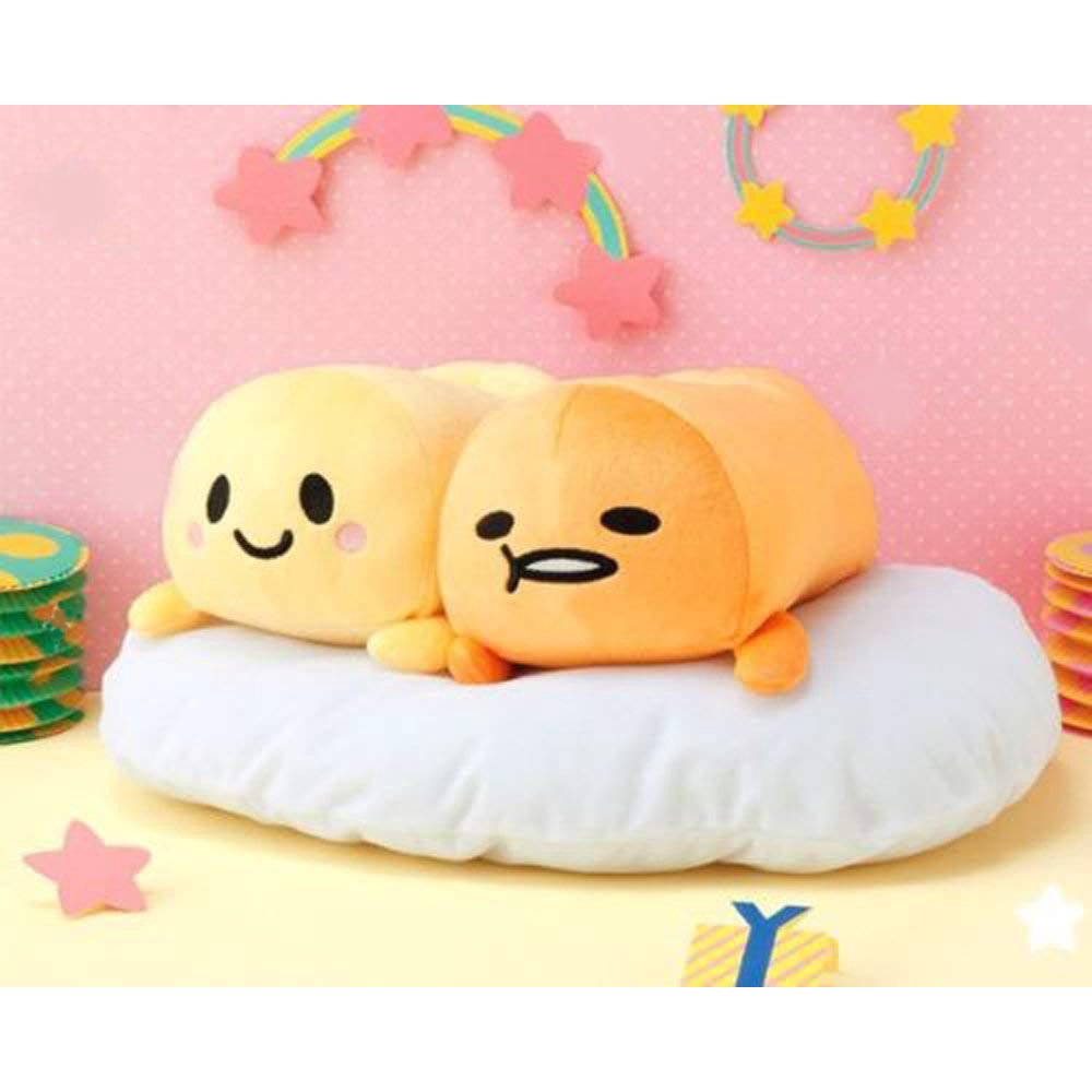 Furyu Sanrio Gudetama and Gyudechama DX Big Plush Doll - Walmart.com ...