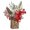 C, variant on Christmas Pe Bark Wooden Barrel Ornamentï¼3D Christmas Tree With Berry Bottle Brush Christmas Trees For Christmas Decorations Indoor Christmas Tabletop Centerpiece