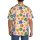 thumbnail image 3 of Fotbe Groovy Daisy Flowers Camisa Estampada de Manga Corta para Hombre, Casual de Verano, Estilo Playero, Sin Arrugas-XX-Large, 3 of 5