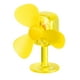 thumbnail image 1 of Lindo ventilador pequeño luminoso con 2 pegatinas que se ilumina para motocross. Amarillo, 1 of 8