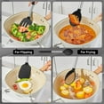 thumbnail image 6 of sixwipe 4-Pack Silicone Cooking Utensils Set - Heat Resistant Non-Stick Kitchen Spatula & Spoon Set, Large Soup Ladle, Slotted Spoon & Solid Turner for Mixing, Serving, Cooking, 6 of 9