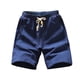 thumbnail image 2 of pstuiky Pantalones cortos para hombre, Pantalones cortos casuales de lino con bolsillo y cintura elástica para hombre, de color liso Pantalones cortos de entrenamiento, 2 of 5