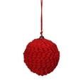 thumbnail image 2 of Set of 4 Vibrantly Colored Knitted Christmas Ball Ornaments 2.5" (63.5mm), 2 of 6