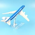 thumbnail image 2 of Plane Model 1/400 16cm Diecast Air KLM Plane 747 Aircraft Airplane Model Gift Desktop Decor, 2 of 2