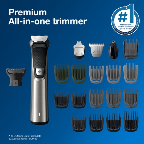 sigte Påstand Baglæns Philips Norelco 9000, Prestige, Men'S All In One Trimmer For Beard, Head,  Hair, Body, and Face - No Blade Oil Needed, MG7771/70 - Walmart.com