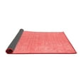 thumbnail image 2 of Ahgly Company Indoor Square Abstract Red Contemporary Area Rugs, 5' Square, 2 of 4