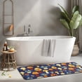 thumbnail image 2 of Colorful Spotted Mushroom Dark Blue Pattern Kitchen Rug Mat,Kitchen Runner Rugs Non Skid Washable,Decorative Kitchen Floor Mats for Kitchen,Sink,Laundry,17"x47.2", 2 of 7