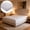 A, variant on 1000GSM Extra Thick Quilted Mattress Topper, Breathable Fluffy Soft Bed Pad, 8-21 Inch Deep Pocket Stretch Skirt, Hotel Luxury Cushioned Mattress Cover for Bedroom Daily Bedding Use