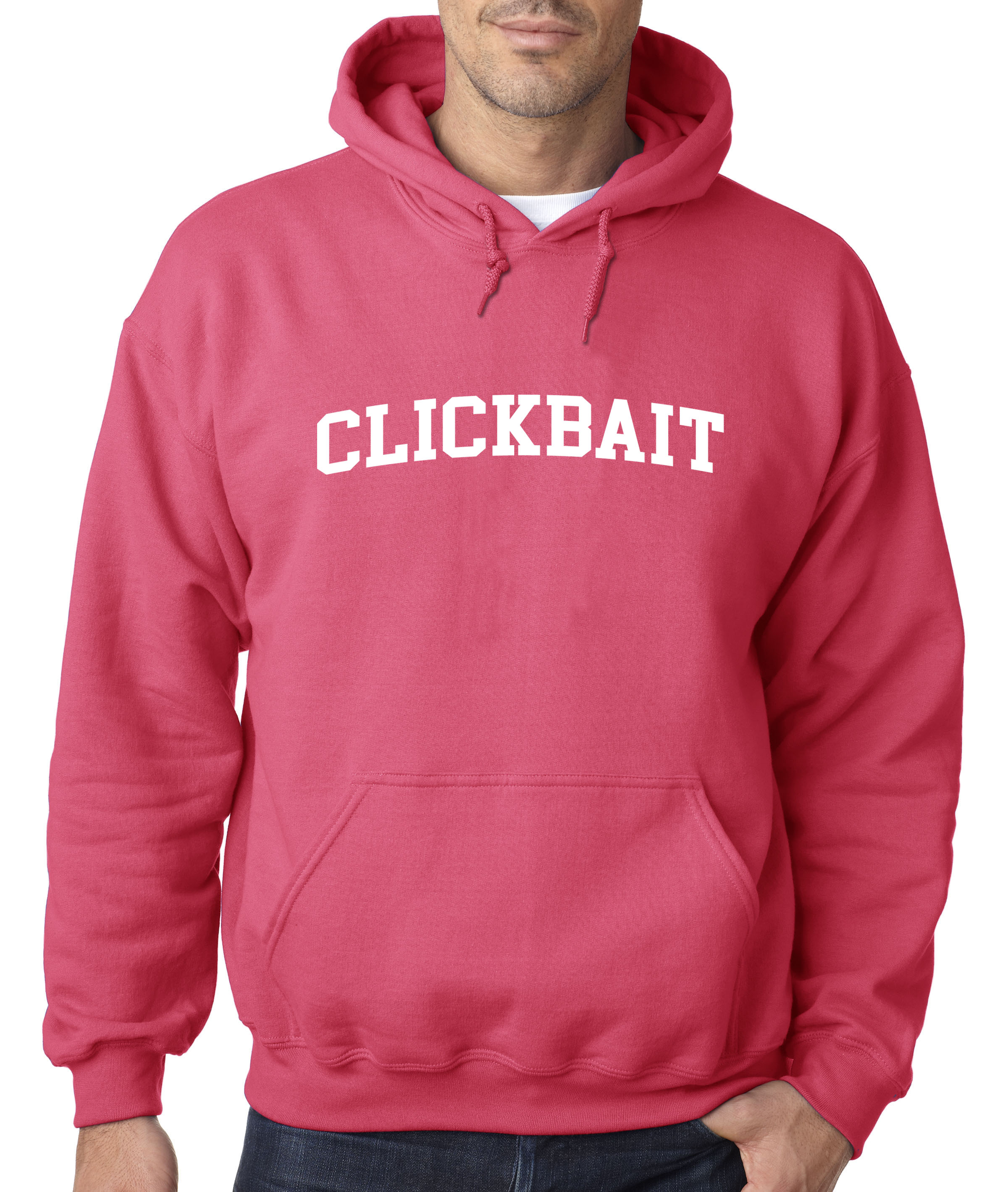 clickbait red hoodie