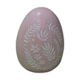 thumbnail image 2 of Easter Decorations Resin Easter Egg Statue with Flower Pattern 5.31inch Handmade Eggs Figurine Decorations for Spring Party Home Holiday Table Decor, 2 of 8