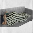 thumbnail image 6 of Scottie Dog Soft Flannel Fleece Blanket, Happy Playful Terrier Dogs on Diagonal Checkered Rhombus Patterned Background, Cozy Plush for Indoor and Outdoor Use, 60" x 80", Multicolor, by Ambesonne, 6 of 6