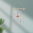 thumbnail image 4 of Rainbow Decor Kids Bedroom Macrame Photo Display, Colorful Ball String Organizador de fotografía para Colgar en , Cute Nursery Macarena Bola de pompones arcoíris, 4 of 7
