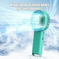 thumbnail image 5 of Kraoden Portable Mini Handheld Fan, USB Rechargeable, Adjustable 3 Speed Small Fan for Indoor and Outdoor Use, Ideal for Stylish Men, Women, and Children, 5 of 6