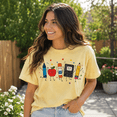 thumbnail image 2 of Cute Teacher Supplies Comfort Colors Shirt, Back to School Classroom Graphic Tee, Elementary Teacher Gift for Women, 2 of 6