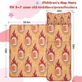 thumbnail image 5 of Orange Flaming Footballs Pattern Toddler Nap Mats for Kids Preschool,Sleeping Mat Bag or Kids,Toddler Sleeping Bag,Toddler Nap Mat or Daycare, 5 of 6