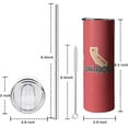 thumbnail image 5 of San Francisco Classic City Tumbler Cup, Football Gifts for Football Fans, 20OZ Stainless Steel Tumbler with Lid and Straw, 5 of 6