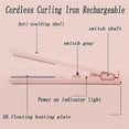 thumbnail image 3 of NewwayMini Curling Iron With Dual Use, Durable Styling, 2-in-1 Mini Curler, Usb Rechargeable Small Curling Iron, compatible Short And Long Hair, 3 of 5