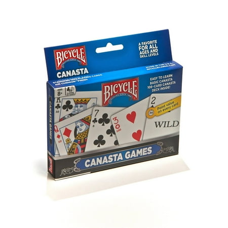 Plated Playing Card - US Playing Card Company Bicycle Canasta Games