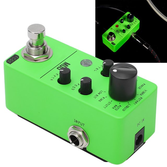 Pedal De Efecto De Guitarra Eléctrica, 11 Tipos Mini Pedal De Modulación Carcasa De Metal Resistente Para Rendimiento
