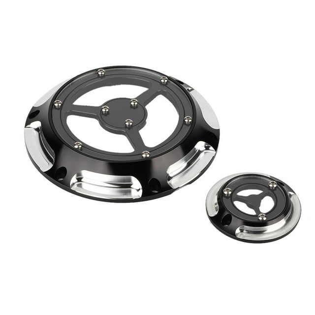 Timer Cover Aluminum Motorcycle Derby Cover Timing Timer Covers Set For XL XR 883 1200black&silver
