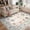 Blue, variant on Lahome Decor Modern Oushak Bedroom Runner Rug, Boho Floral 2x6 Runners for Hallways 6ft, Non Slip Washable Soft Rug Kitchen, Ultra Thin Turkish Retro Carpet Runners for Bathroom Entryway,Blue