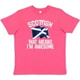 thumbnail image 3 of Inktastic Scottish Pride Scotland Flag Youth T-Shirt, 3 of 5