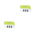 thumbnail image 3 of Adaptador de pared Seitruly USB Universal de 3 puertos para teléfono móvil enchufe europeo/estadounidense, 3 of 6