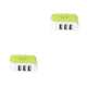 thumbnail image 1 of Methold USB Universal de 3 puertos para teléfono móvil, de enchufe europeo/estadounidense, adaptador de de pared de viaje, Verde 2piezas, 1 of 6