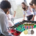 thumbnail image 4 of Medallas para niños, 12 piezas de medallas de metal doradas de estilo olímpico con cintas, premios para el día del deporte, competiciones de juegos, regalos para niños adultos, 4 of 5
