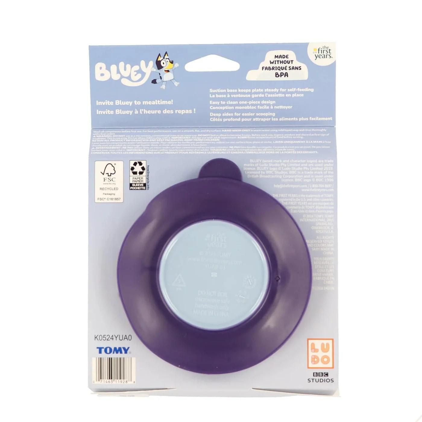 The First Years - Bluey Baby & Toddler Suction Bowl, 6M+