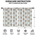 thumbnail image 2 of Blackout Kids Curtains,Blue Highland Cow Bucket Flower Pattern Childrens Insulated Curtains Set Of 2,Bedroom Essentials,Toddler Room Decor 42"x54", 2 of 5