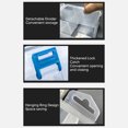 thumbnail image 3 of Organizador De Piezas Pequeñas, Caja De Almacenamiento Divisoria Desmontable, 7 Rejillas Transparentes Para Tornillos, 3 of 7