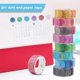 thumbnail image 2 of Washi Tape Set,8 Rolls Dot Washi Tape Stickers 800 Pieces Dots Stickers 14mm Width Decorative Tapes Masking Tape for DIY, 2 of 4