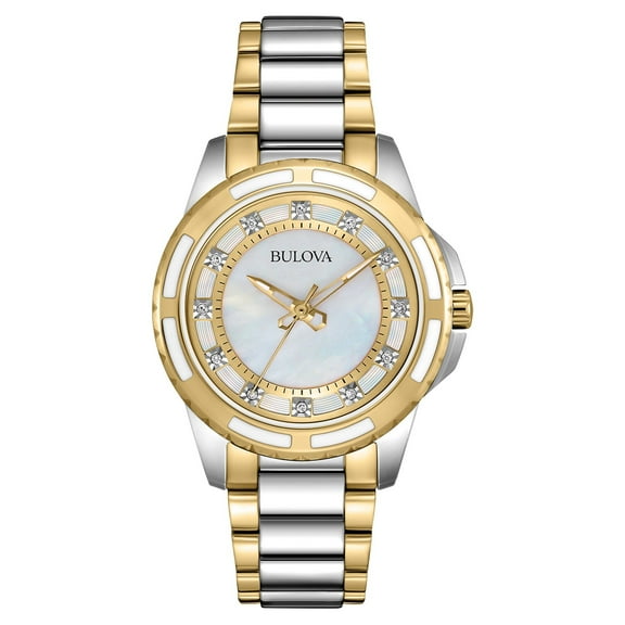 Bulova Women's Mother of Pearl Diamond Watch
