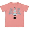 thumbnail image 3 of Inktastic I'm Just Here for the Cake Funny Wedding Boys or Girls Toddler T-Shirt, 3 of 5