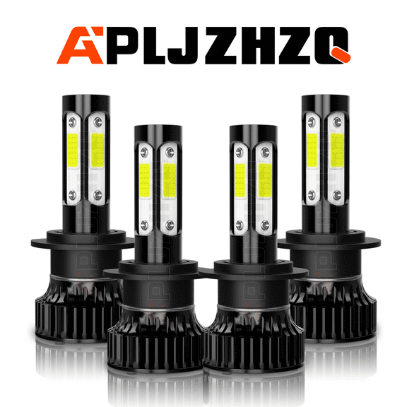 For BMW 325I 325XI 2002-2006 4PCS 6000K Front LED Headlight Bulbs High-Low Beam