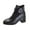 Black, variant on Orla Women's Wide Width Casual Dress Leather Ankle Boots