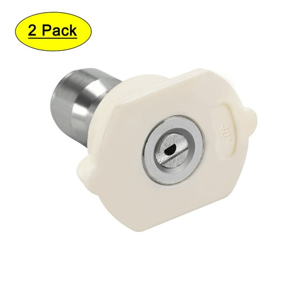 Uxcell 1/4 Inch Stainless Steel 40 Degree 1.6mm Orifice Diameter Nozzle 2 Pack