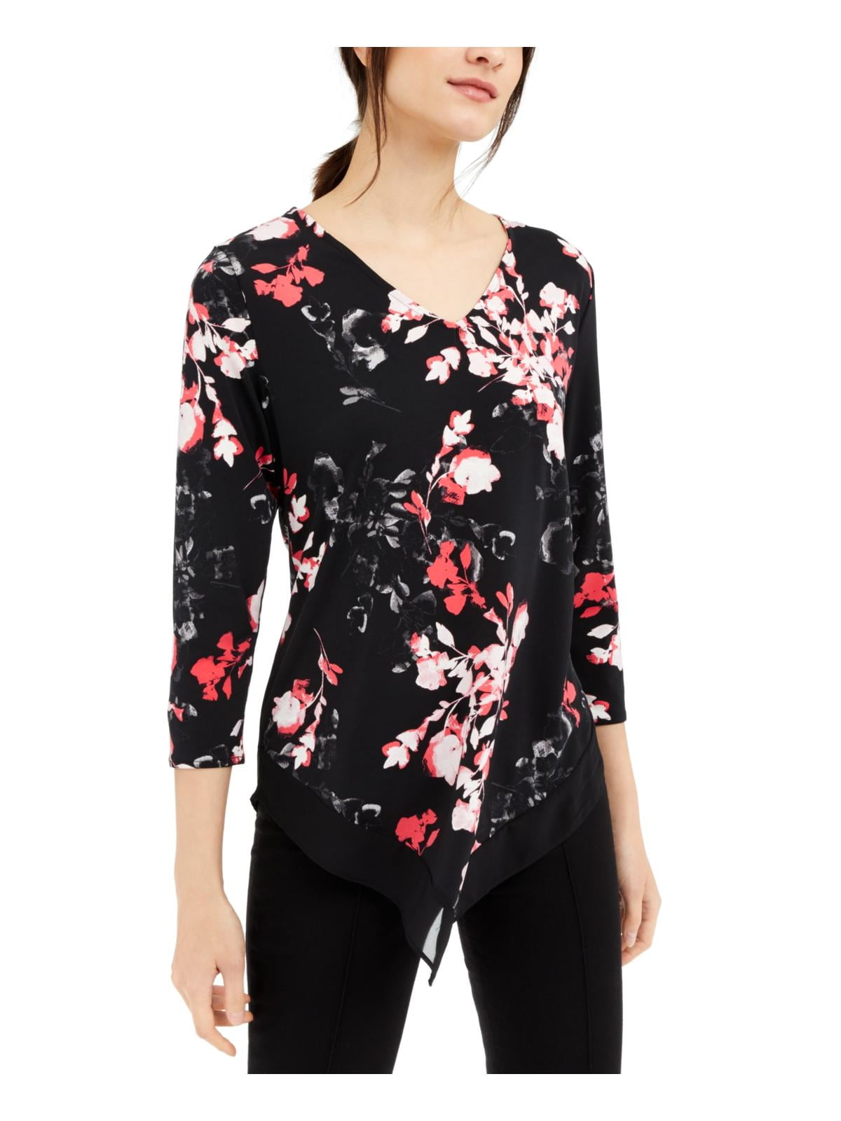 floral blouse