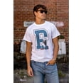 thumbnail image 5 of Popeye Cartoon Vintage Varsity P Men's Graphic T Shirt Tees Brisco Brands M, 5 of 6