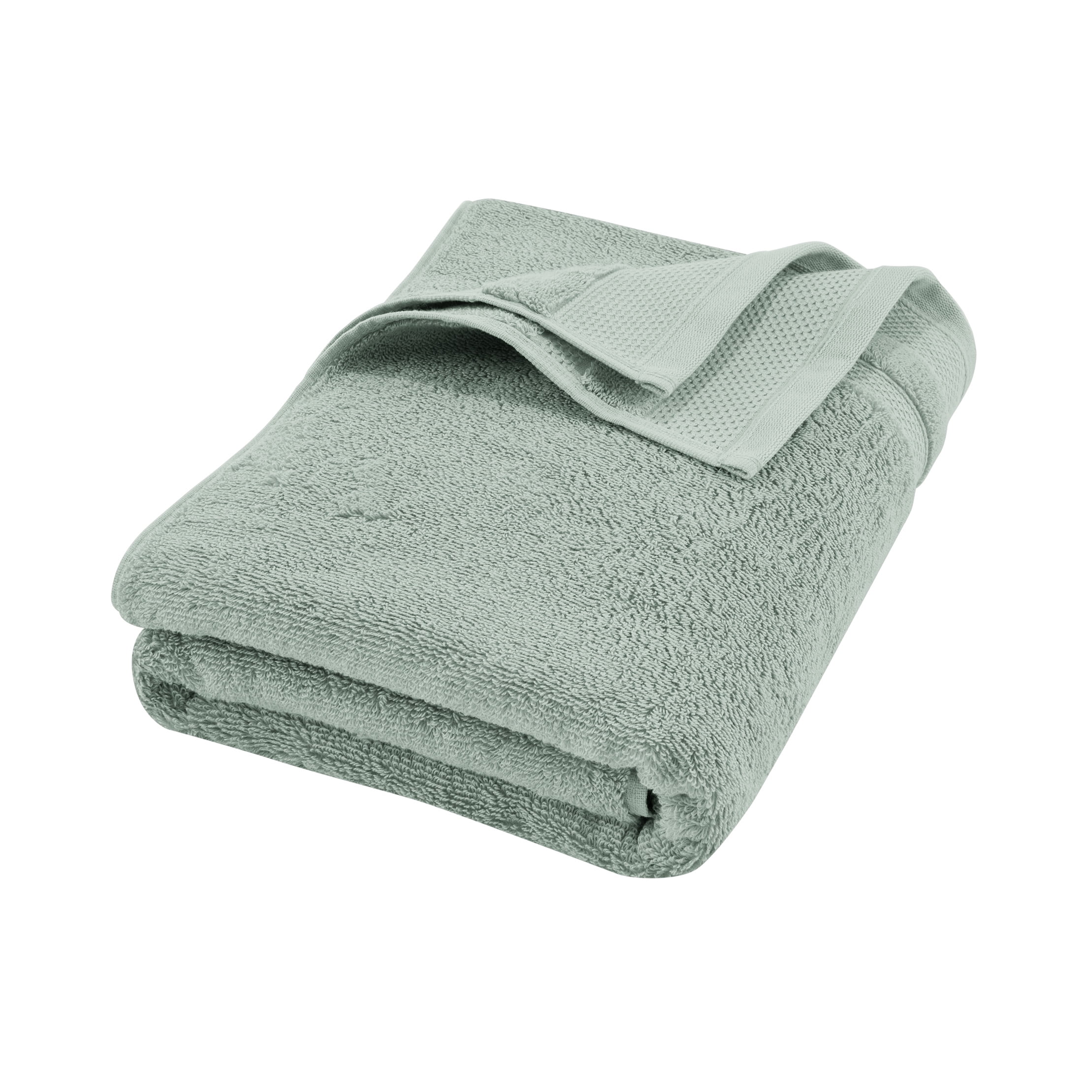 Hotel Style 6-Piece Bath Towel Set, 100% U.S. Grown Cotton, Green River