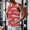 thumbnail image 5 of KLL Popcorn2 Print Men's Muscle Gym Workout Stringer Tank Tops Bodybuilding Fitness T-Shirts Tank Tops Men-Medium, 5 of 7