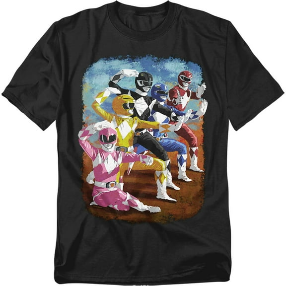 Power Rangers T-Shirt Impressionist Rangers Unisex Graphic Tee For Men & Women