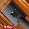 thumbnail image 3 of Front Door Handle Exterior/Interior Front Entry Handleset with Door Knob Passage Keyless Entry Door Lock Reversible for Left & Right Handed Door | Matte, 3 of 6