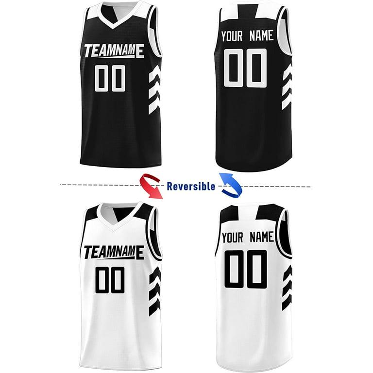 Custom Basketball Jersey Personalized Printed Reversible Customized Name  Number Team Jerseys Men Blank Shirts Gift Sports