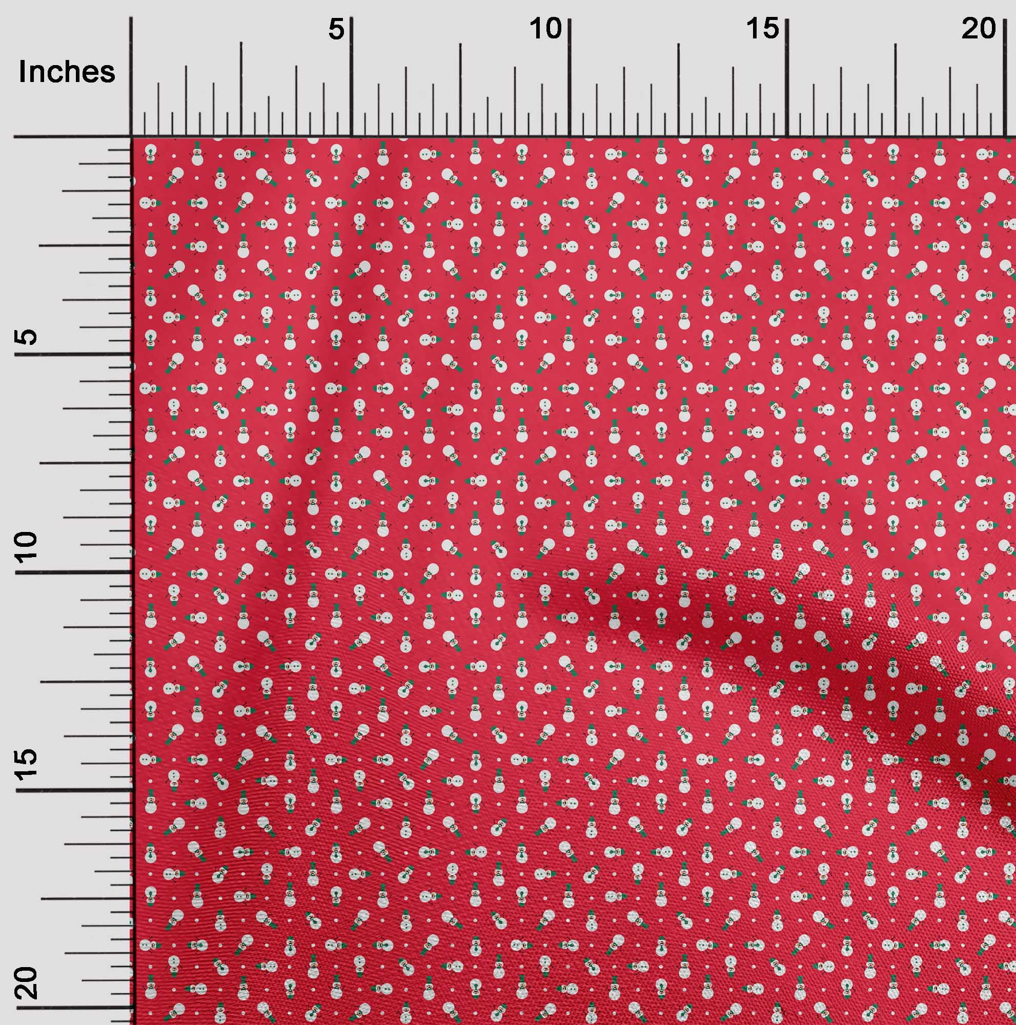 oneOone Silk Tabby Red Fabric Christmas Craft Projects Decor Fabric Printed By The Yard 42 Inch Wide